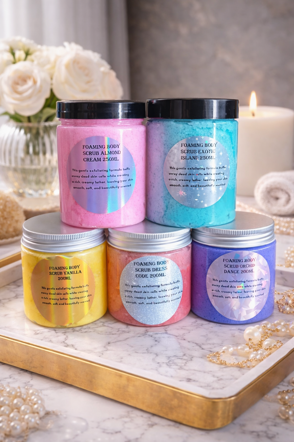 "The Radiance Renewal"-Foaming Body Scrub