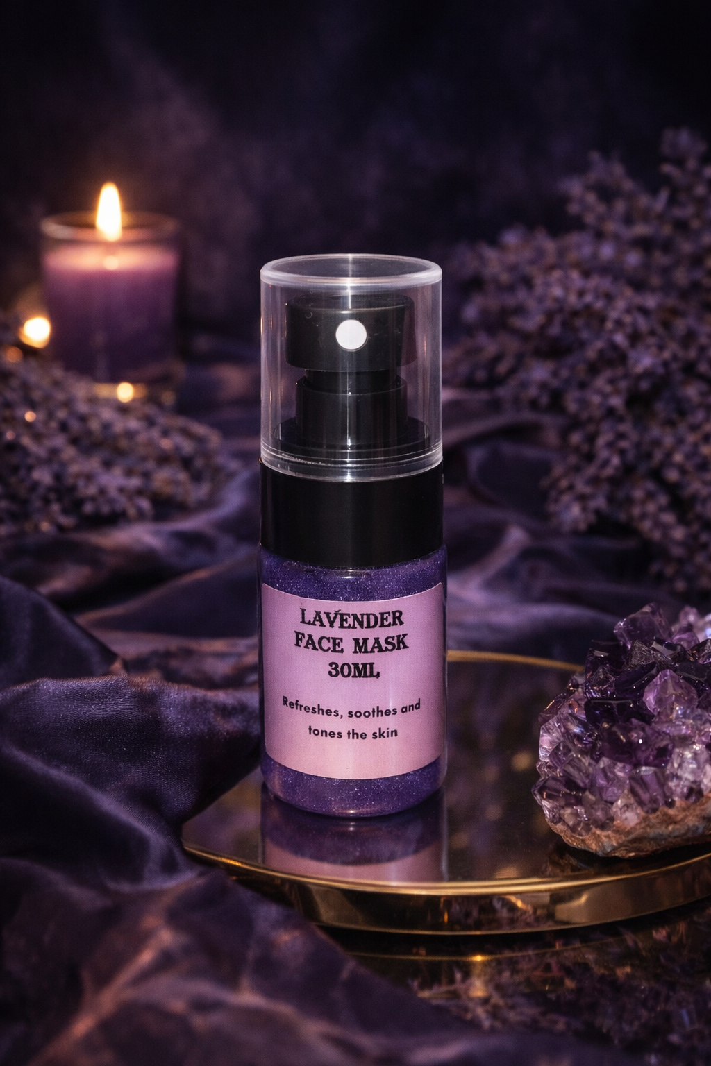 "Amethyst Radiance" - Lavender Face Mask 30ml